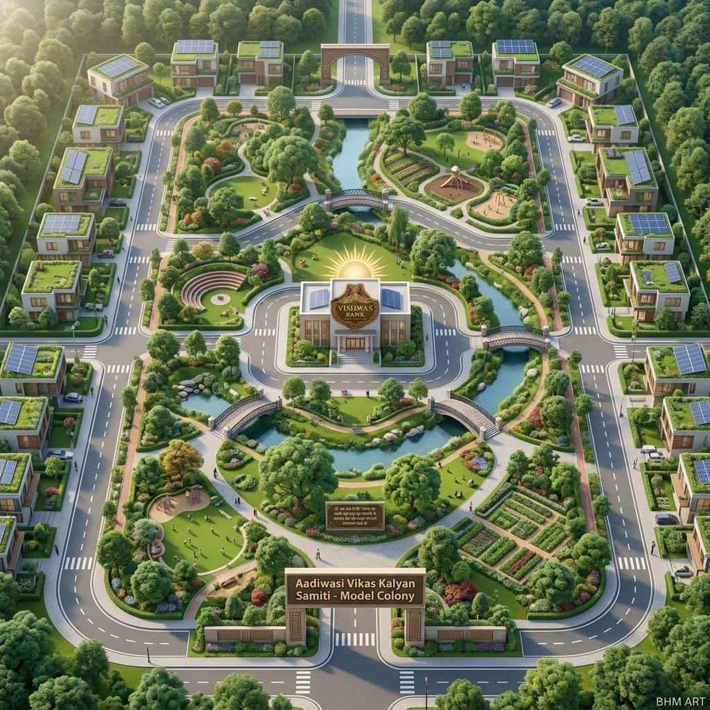 Model Colony Layout Blueprint